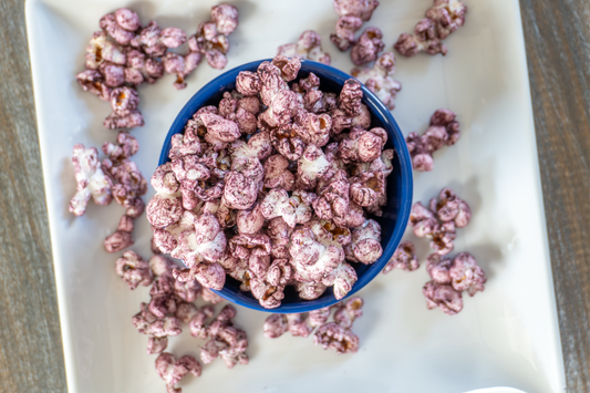 Blueberry Yogurt Popcorn