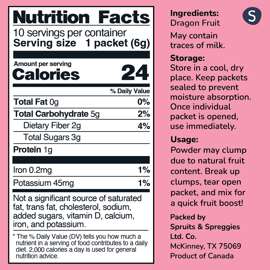 Dragon Fruit Spruits
